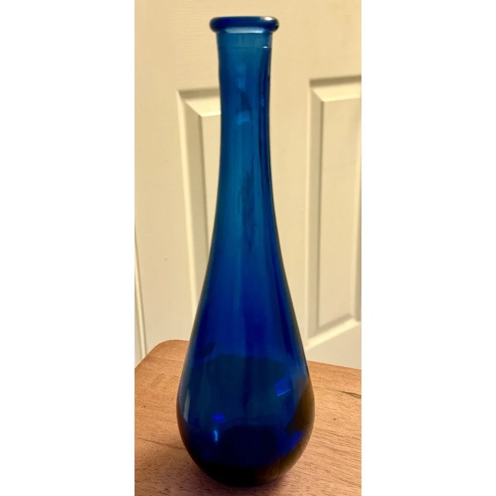 Vintage Cobalt Blue Vase 10